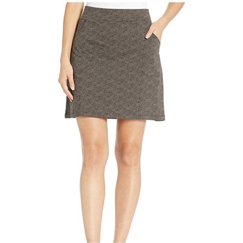 Toad & Co Samba Luna Skirt Small herringbone Organic Cotton Title Nine outdoor
